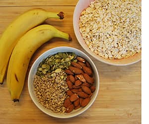 Banan granola morgenmad opskrift fra FOF Aarhus