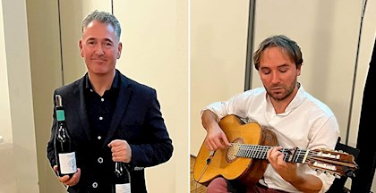 Vin og musik i FOF Aarhus - Peter Uldahl og David Andreasen