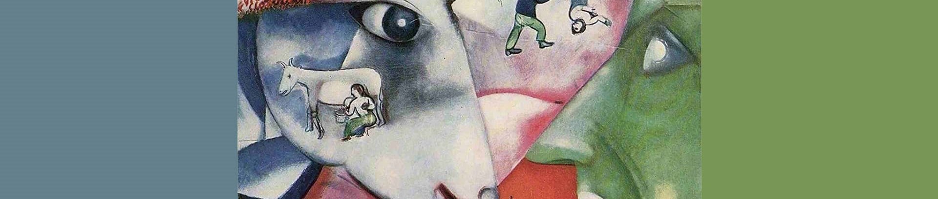 Marc Chagall billede ved kunst fra Kulturhøjskolen hos FOF Aarhus