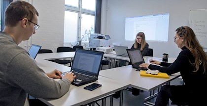 Undervisningssituation hos FOF Aarhus, FVU-dansk ved underviser Kathrine Garly
