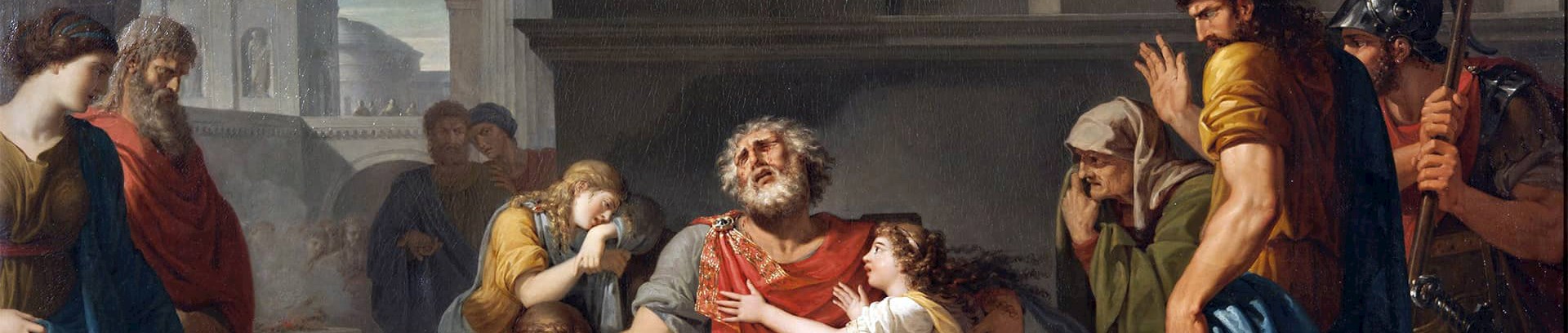 Billede af et maleri af Sofokles tragedier