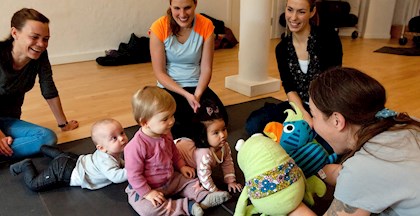 Musik og rytmik for børn ved underviser Kristine Tjørnholm, FOF Aarhus