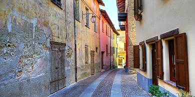 Billede af italiensk smal gade
