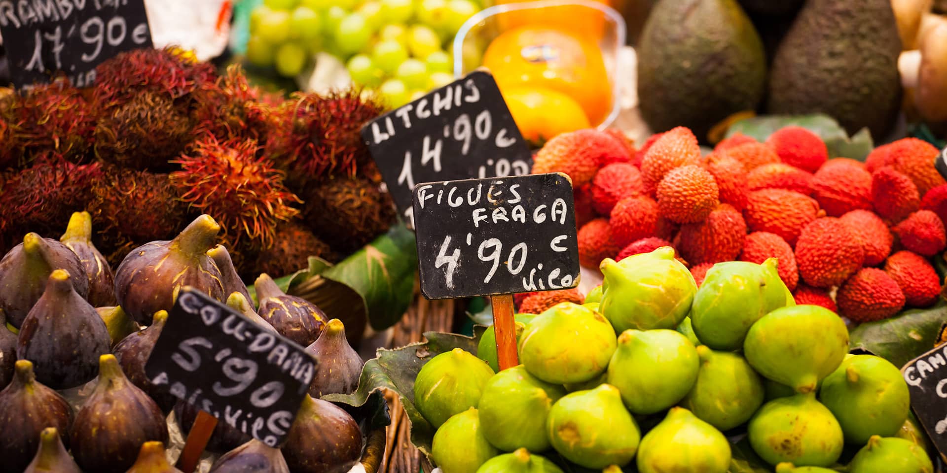 Billede af spansk frugt og grøntmarked