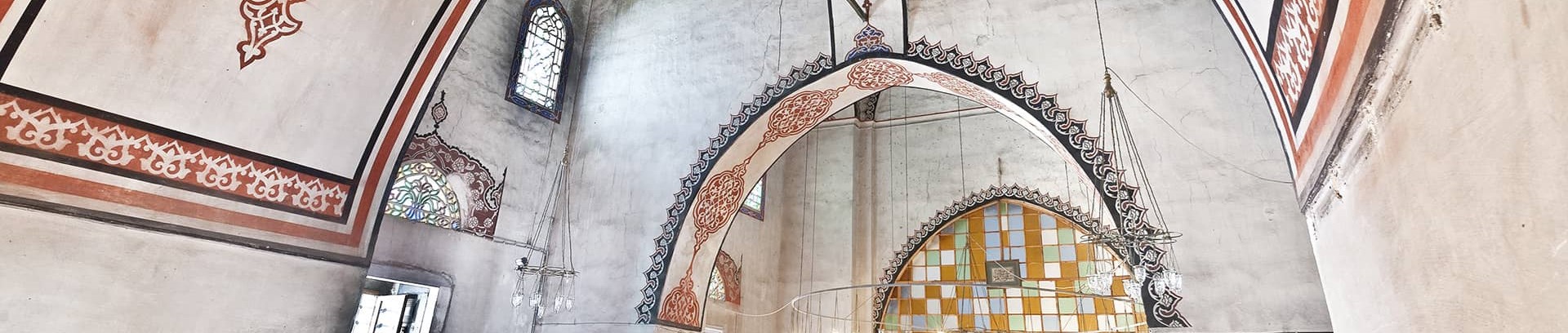 Billede indefra i tyrkisk moske