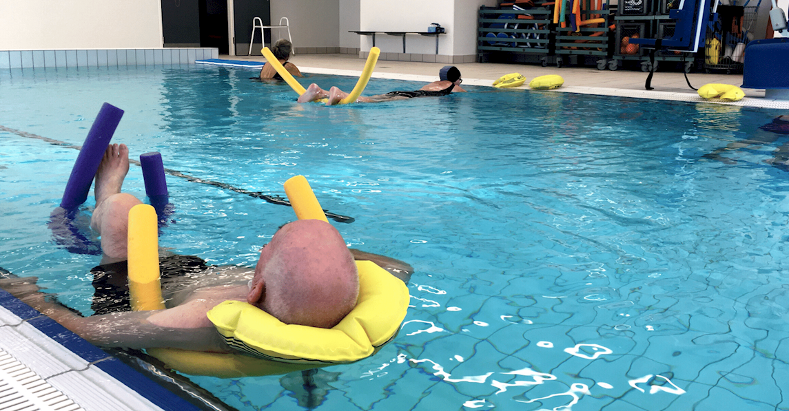 træning i varmt vand med FOF Djursland