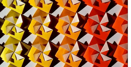 Lær at lave geometrisk wall art i origami hos FOF Køge Bugt