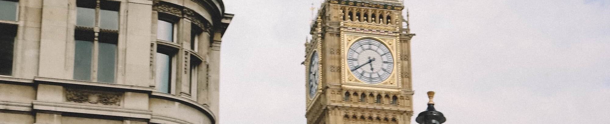 Landskabsfoto af Parliament Square i London