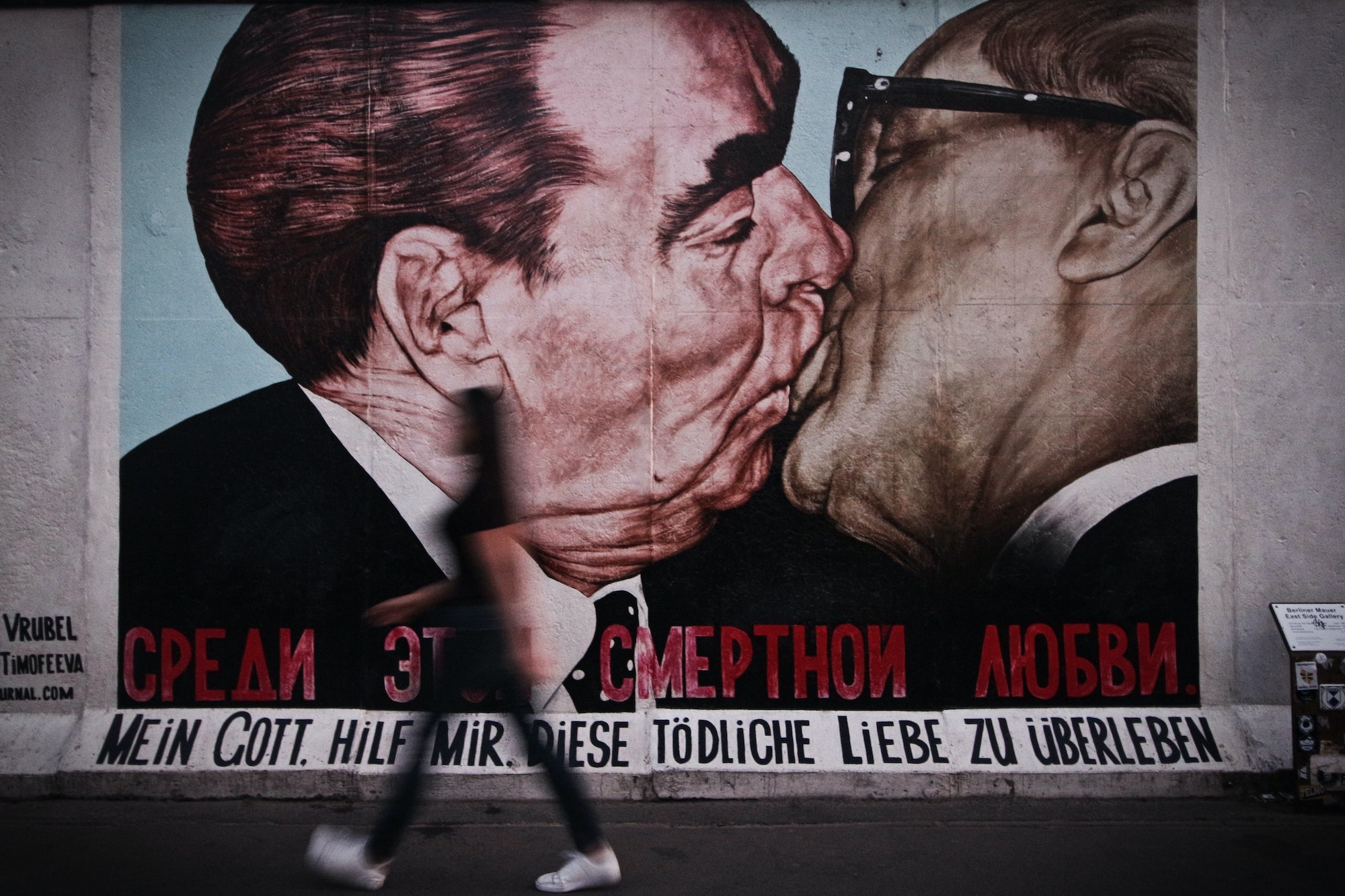 Grafitti Berlinmuren Tysk kultur FOF Køge Bugt