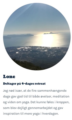 Yoga retreat med Vivi Terkildsen