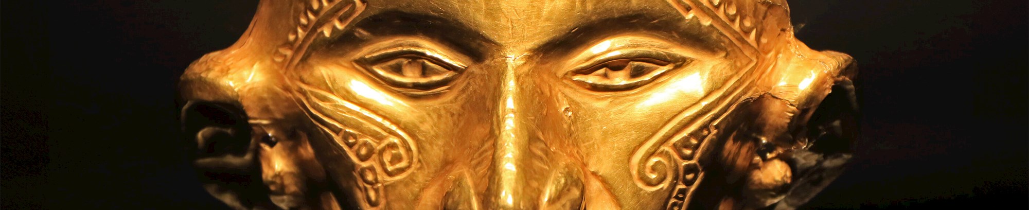 Guldmaske fra et museum