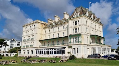 The Falmouth Hotel i Cornwall - fra FOF rejsen til Sydengland i sommeren 2023