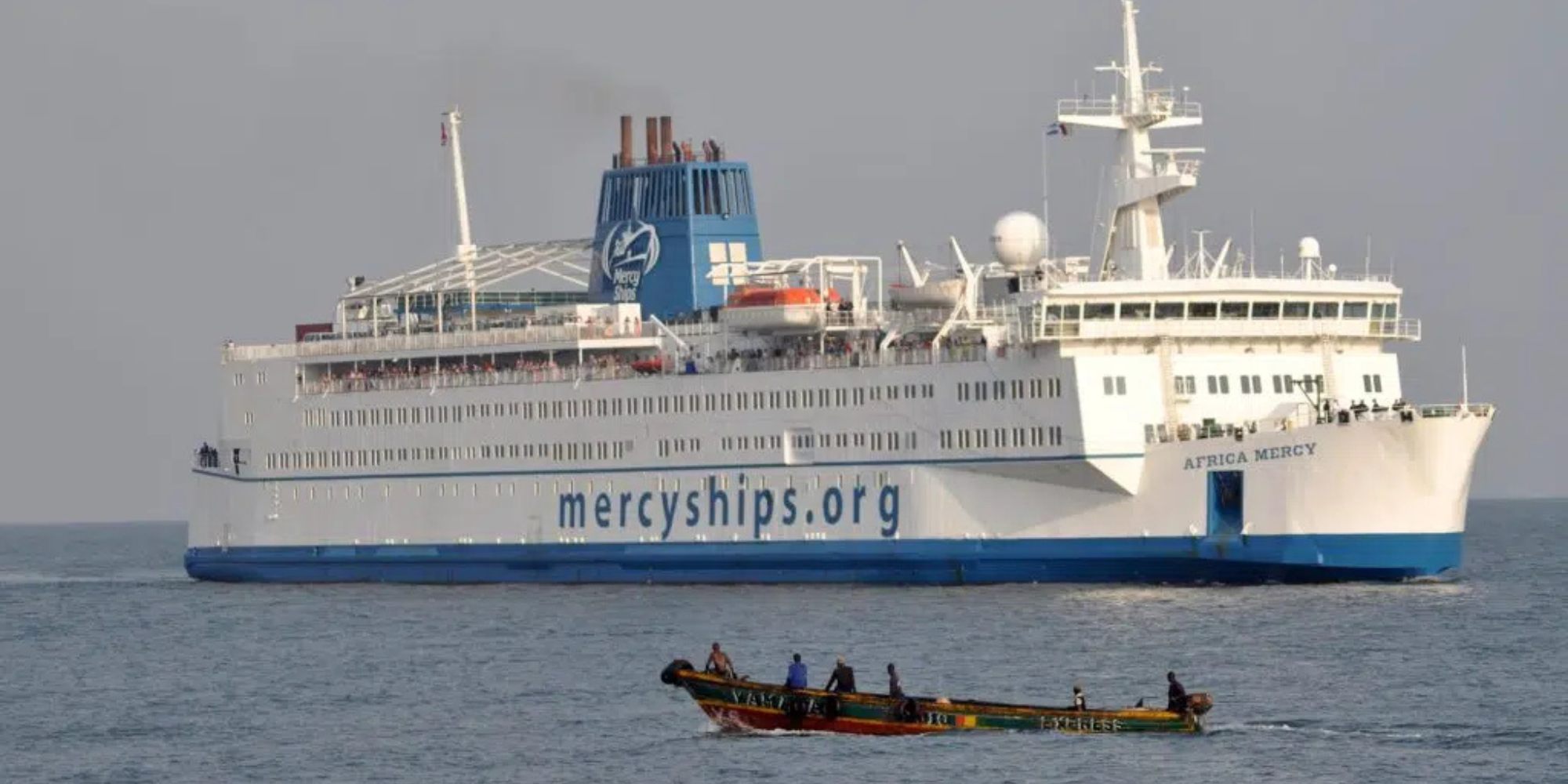 Africa Mercy - den tidligere danske storebæltsfærge, Dronning Ingrid