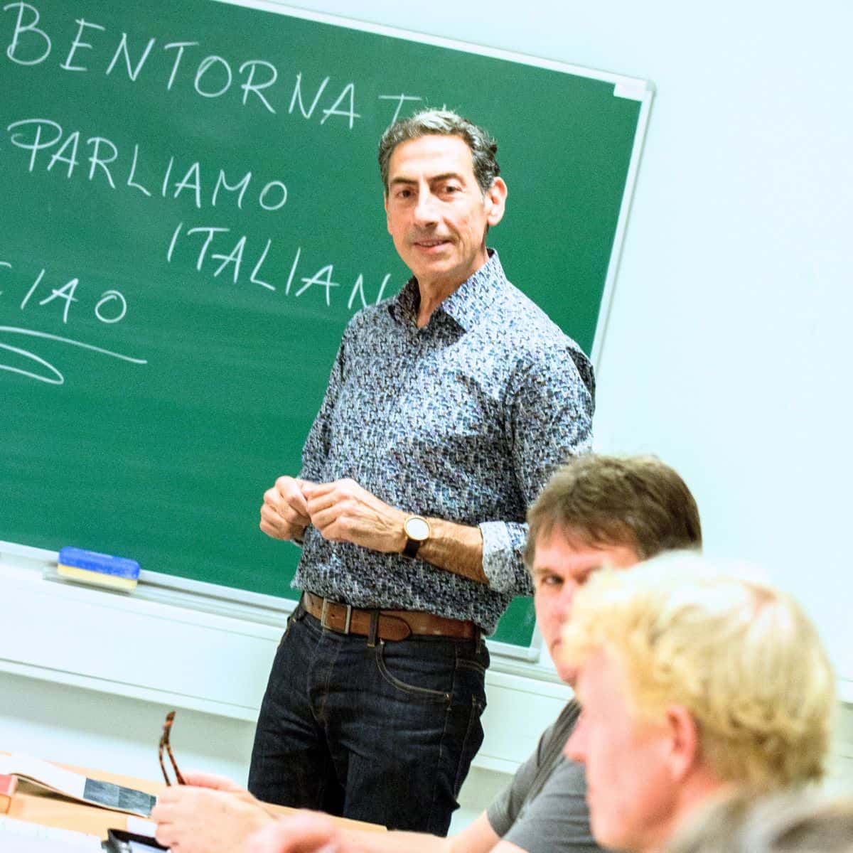 Italiensk lærer der underviser hos FOF aftenskolen